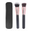Silikon-Make-up-Pinselhalter mit 2 Pinseln 1