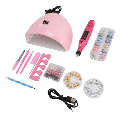 UV nagellamp set 110-240V slijpmachine 1