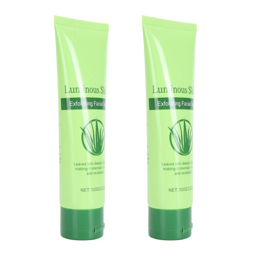 2x 100g Aloe Exfoliating Scrub Deep Clean Firm 2