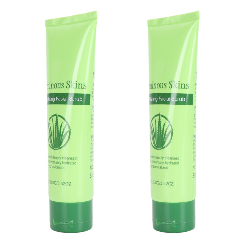 2x 100g Aloe Exfoliating Scrub Deep Clean Firm 1