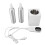 (US Plug) Massageöl-Erwärmer Einzel Flasche Aluminium US-Stecker 1