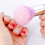 Nagelstaubpinsel mit weichen Borsten für lose Pulver 4