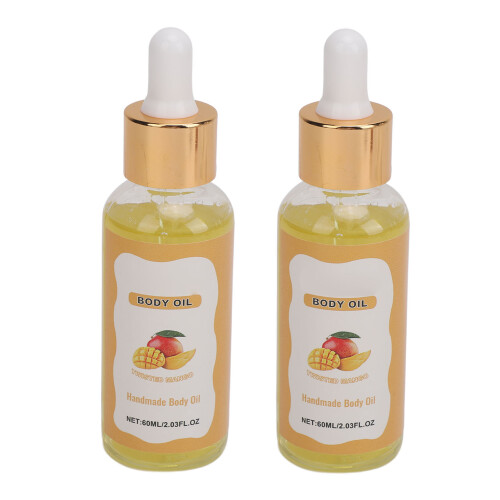 2x 60ml Body Massage Oil Moisturizing Fatigue Relief
