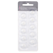 (Small Size 8mm) 10x 8mm Transparent Double Vent Bass Dome Silicone Domes