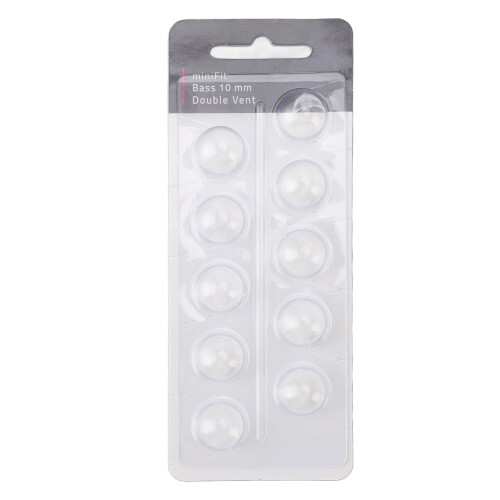 (Medium Size 10mm) 10x Transparante 8mm Silicone Bas Dome Vervanging