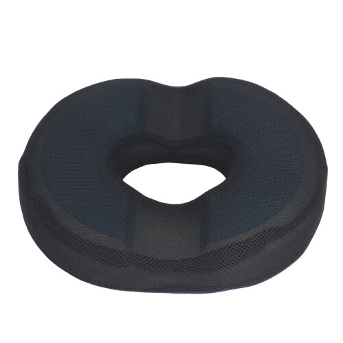 Donut Gel Cushion Ergonomic Prostate Recovery Tailbone Black