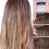 6x Clip-in Haar Tinsel 50cm Glitter Extensions 5