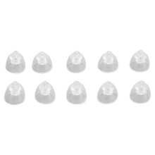 (S 8mm / 0.31in) 10x Schallverstärker Silikon-Ohrstöpsel L 12mm