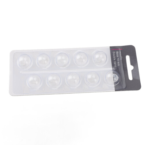 (Medium Size 10mm) 10x Transparante 8mm Silicone Bas Dome Vervanging 1