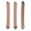(Khaki) 3x Heatless Curling Headband Zwart 1