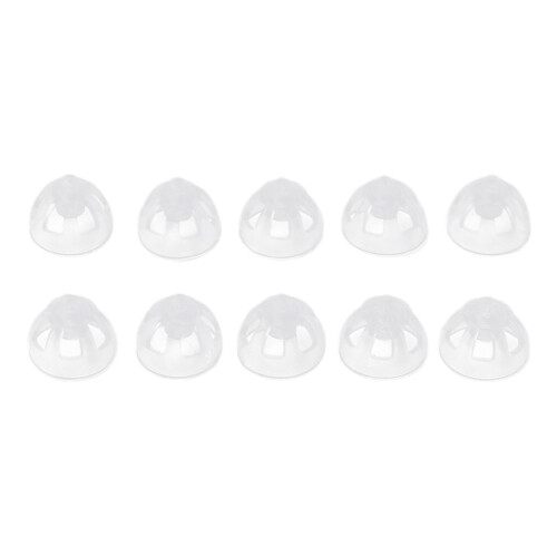 (10mm Large) 10x Hörgeräte-Kappen 8mm Silikon Medium