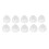 (8mm Medium) 10x Hörgeräte-Kappen 8mm Silikon Medium 1