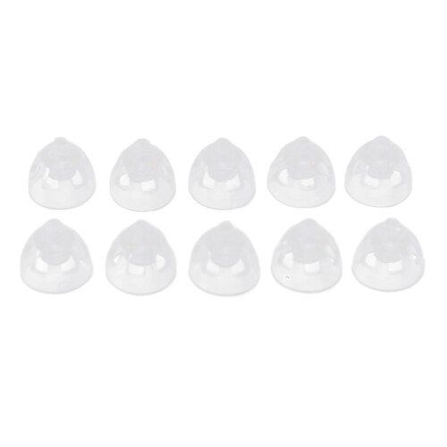 (8mm Medium) 10x Hörgeräte-Kappen 8mm Silikon Medium