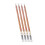 (Deep Black) 4st Double Head Waterproof Eyebrow Pencil Grey Brown 5
