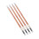 (Coffee) 4st Double Head Waterproof Eyebrow Pencil Grey Brown 2