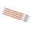 (Deep Black) 4st Double Head Waterproof Eyebrow Pencil Grey Brown 4