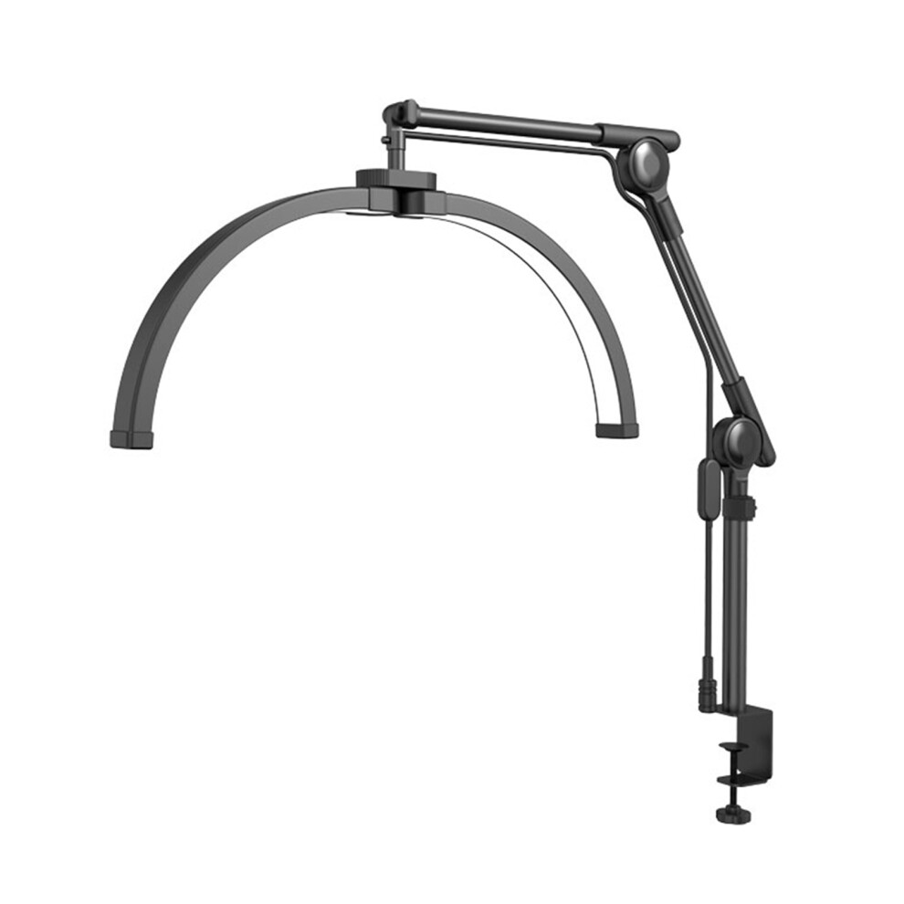 Half Moon Nail Desk Lamp 32W 10 Brightness 3 Color Temp