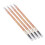 (Grey Brown) 4st Double Head Waterproof Eyebrow Pencil Grey Brown 3
