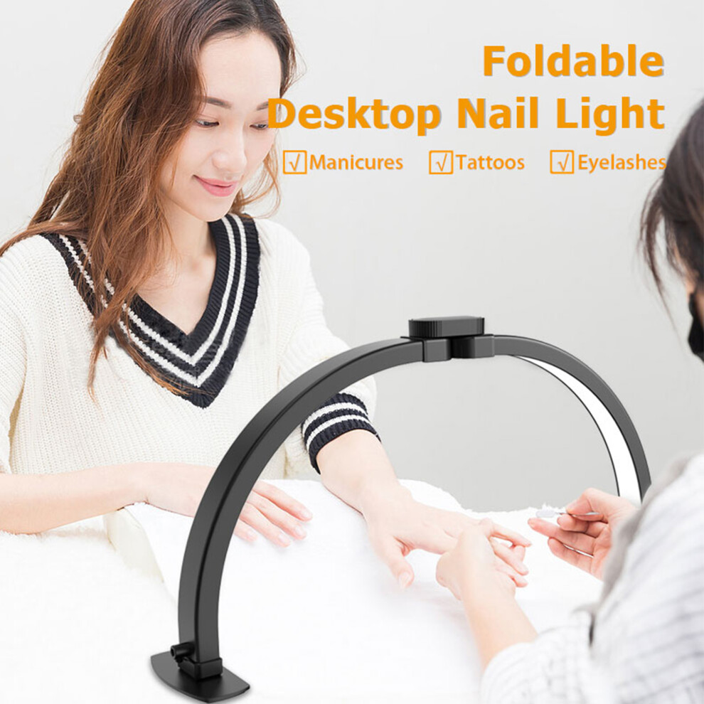 Desktop Nail Beauty Lamp Adjustable Brightness Color Temp