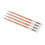 (Coffee) 4st Double Head Waterproof Eyebrow Pencil Grey Brown 3