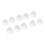 (8mm Medium) 10x Hörgeräte-Kappen 8mm Silikon Medium 2