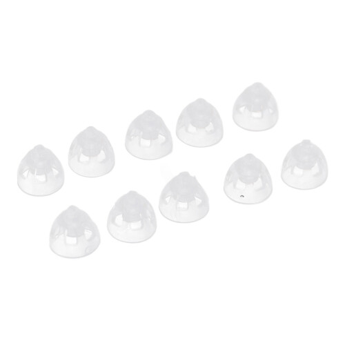(8mm Medium) 10x Hörgeräte-Kappen 8mm Silikon Medium 1