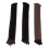 (Brown) 3x Heatless Curling Headband Zwart 4