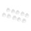 (8mm Medium) 10x Hörgeräte-Kappen 8mm Silikon Medium 3