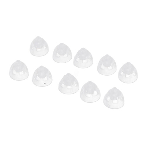 (8mm Medium) 10x Hörgeräte-Kappen 8mm Silikon Medium 2