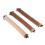 (Khaki) 3x Heatless Curling Headband Zwart 5
