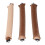(Khaki) 3x Heatless Curling Headband Zwart 2