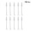 10Pièces Brosse Nettoyage Multi-Usages Plastique Durable Colorée 9