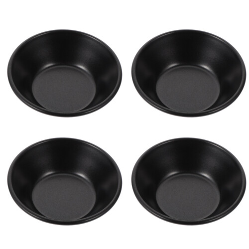 4 Mini Pajformar -Klistriga Brödformar (Svart)