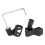 1Set Black Plastic Microphone Clip for Sax Abs+iron Durable Holder 2