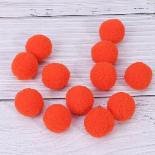 500Pcs 30Mm Hög Elastisk Polyesterplush Boll Diy Material För 2