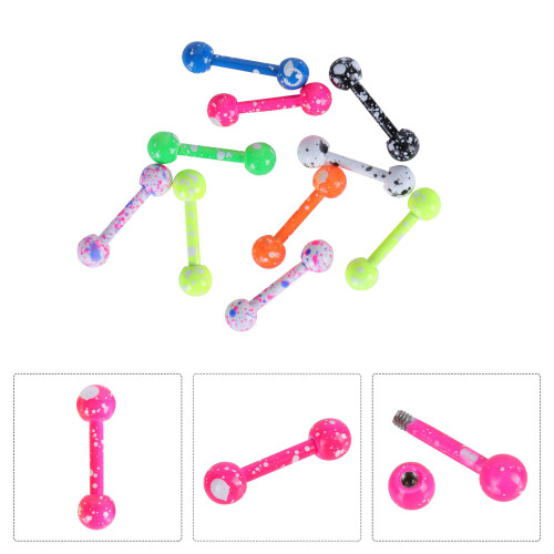 20Pcs Hantel Örhängen Öronnappar Accessoarer 1