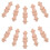 10Pcs Handgjord Träbaluster 63 Mm För Inredning Möbel Trappa 1