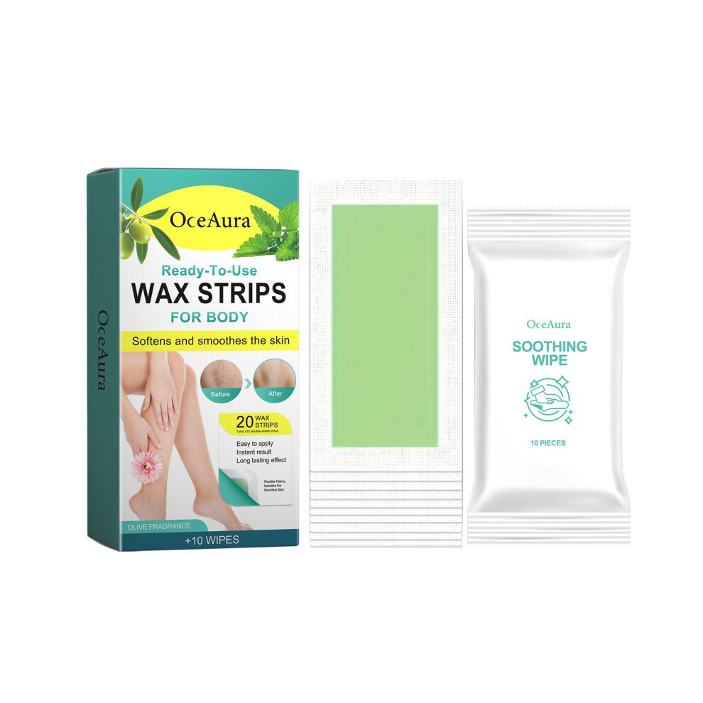 (Wax Paper) Hair Removal Wax Strips for Body Face Legs