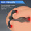 Prostate Massager Anal Butt Plug Vibrator 10 Modes 5
