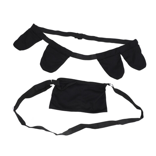 (Black) BrustOP-Drainagehalter 4 Beutel Duschbeutel einstellbar