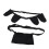 (Black) BrustOP-Drainagehalter 4 Beutel Duschbeutel einstellbar 4