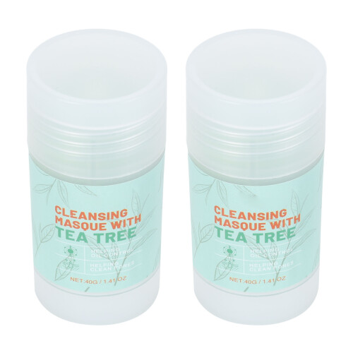 2x Clay Face Stick 1.4oz Blackhead Reducing Mud 2
