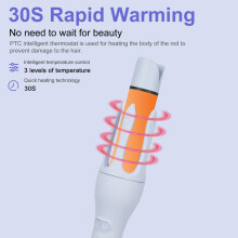 2-in-1 PTC Hair Straightener 3 Temp Adjustable