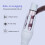 2-in-1 PTC Hair Straightener 3 Temp Adjustable 5