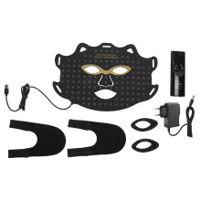 (EU Plug Black) 7-Color LED Facial Light Anti-Aging EU