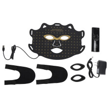 (US Plug Black) 7-Color LED Facial Light Anti-Aging EU