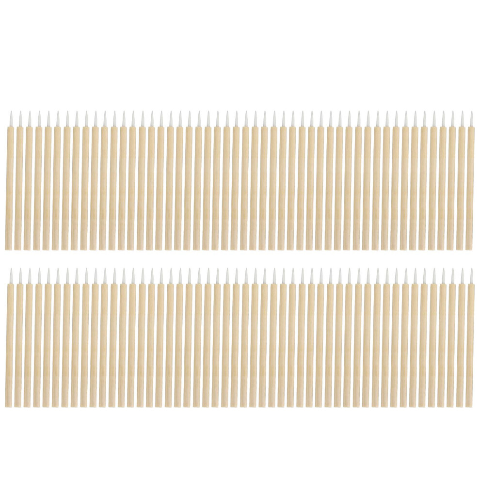100pcs Disposable Ultra Fine Eyeliner Brush Cosmetic Eye Wand