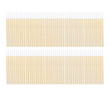 100pcs Disposable Micro Swabs Brush Bamboo Handle Eyelash Applicator