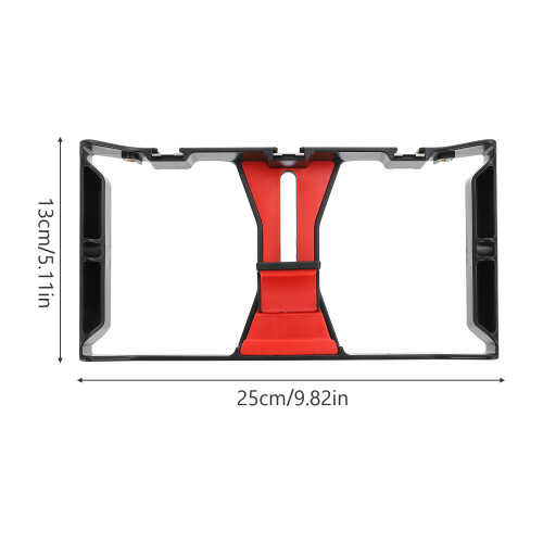 1Smartphone Video Rig Met Stabilizer Grip En Opnamehouder USB 1