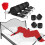 BDSM Kit with Handcuffs Ankle Cuff Bed Straps 1
